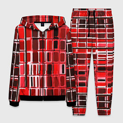 Мужской костюм Красные прямоугольники