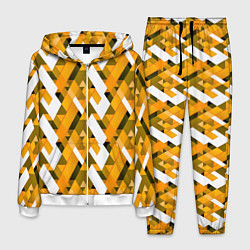 Мужской костюм White and yellow shapes