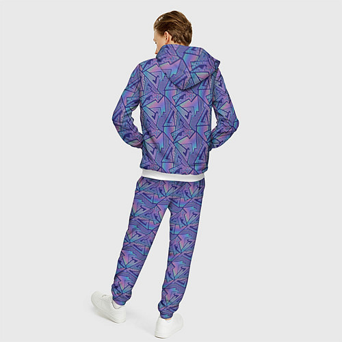 Мужской костюм Neon pattern / 3D-Белый – фото 4