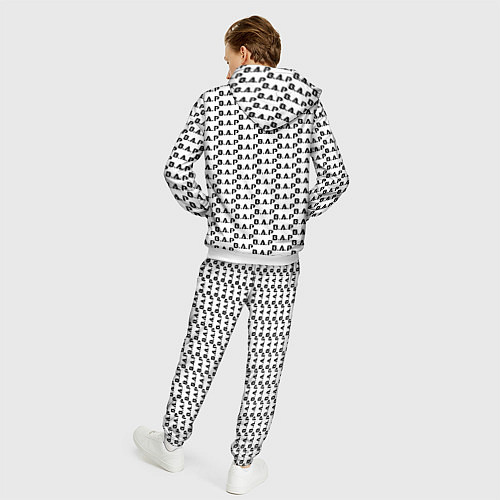 Мужской костюм BAP kpop steel pattern / 3D-Белый – фото 4