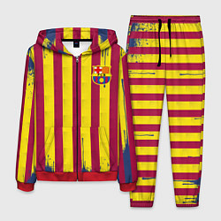 Мужской костюм Полосатые цвета футбольного клуба Барселона