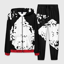 Мужской костюм Чёрно белые краски