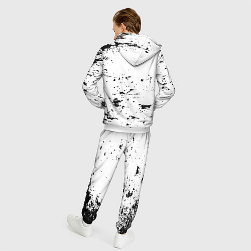 Мужской костюм Half life краски текстура / 3D-Белый – фото 4