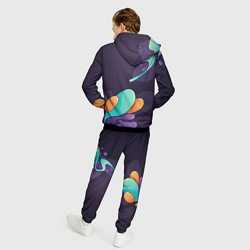 Мужской костюм Palworld graffity splash / 3D-Черный – фото 4