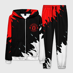 Костюм мужской Manchester United flame fc, цвет: 3D-белый