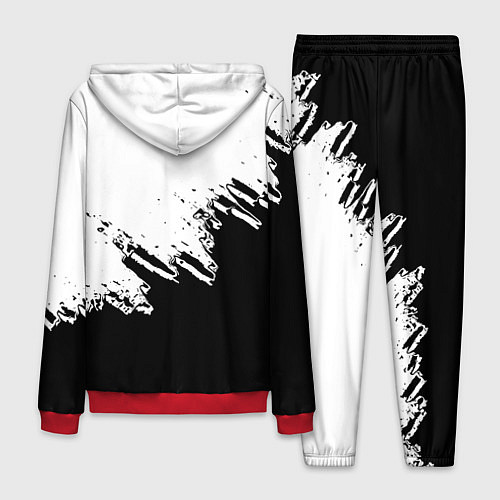 Мужской костюм Borussia sport краски / 3D-Красный – фото 2