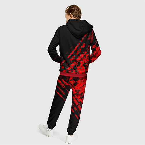 Мужской костюм AC Milan sport grunge / 3D-Красный – фото 4