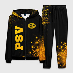 Костюм мужской PSV - gold gradient вертикально, цвет: 3D-черный