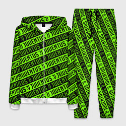 Костюм мужской Juventus green pattern sport, цвет: 3D-белый