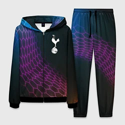 Костюм мужской Tottenham футбольная сетка, цвет: 3D-черный