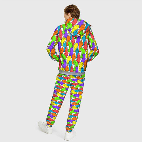 Мужской костюм Весёлые цветные презервативы / 3D-Меланж – фото 4