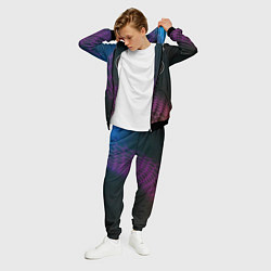 Костюм мужской Napoli футбольная сетка, цвет: 3D-черный — фото 2