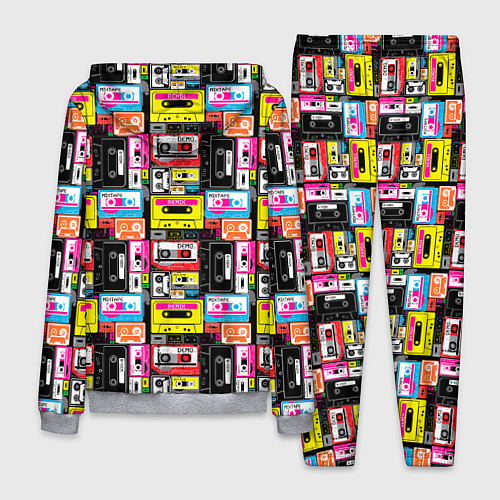 Мужской костюм Цветные аудиокассеты / 3D-Меланж – фото 2
