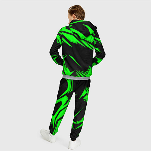 Мужской костюм Skoda - green uniform / 3D-Меланж – фото 4