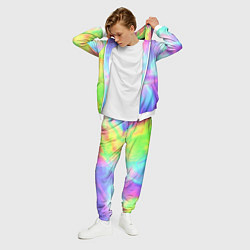 Костюм мужской Яркий тай-дай абстракция, цвет: 3D-белый — фото 2