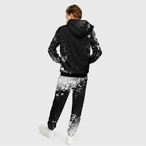 Мужской костюм Aston Villa sport на темном фоне вертикально / 3D-Черный – фото 4