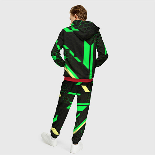 Мужской костюм Minecraft creeper game pattern / 3D-Красный – фото 4
