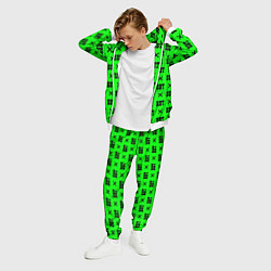 Костюм мужской BBT logo green steel, цвет: 3D-белый — фото 2