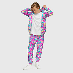 Костюм мужской Единорог с мороженым - dab dance, цвет: 3D-меланж — фото 2
