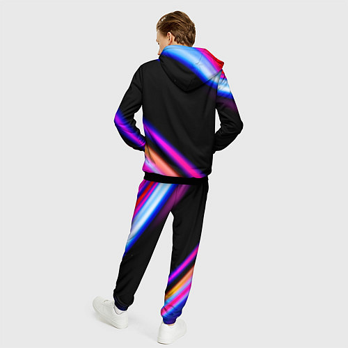 Мужской костюм Arctic Monkeys neon rock lights / 3D-Черный – фото 4