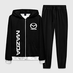Мужской костюм Mazda white logo
