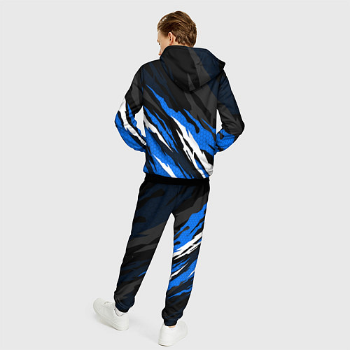 Мужской костюм Герб России - blue sport / 3D-Черный – фото 4