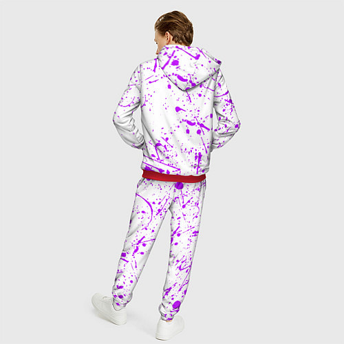 Мужской костюм Among us neon colors game / 3D-Красный – фото 4