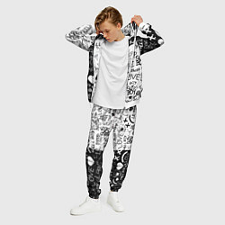Костюм мужской Lii Peep pattern rap, цвет: 3D-белый — фото 2