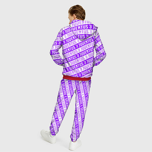 Мужской костюм Juventus pattern / 3D-Красный – фото 4