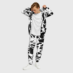 Костюм мужской New York yankees - abstraction, цвет: 3D-черный — фото 2