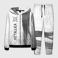 Мужской костюм Metallica - white gradient по-вертикали