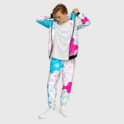 Костюм мужской SsangYong neon gradient style вертикально, цвет: 3D-черный — фото 2