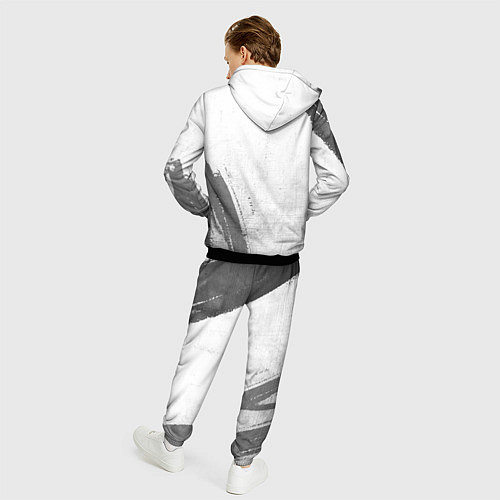 Мужской костюм Inter - white gradient вертикально / 3D-Черный – фото 4