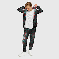 Костюм мужской Dead by daylight краски глитч, цвет: 3D-черный — фото 2