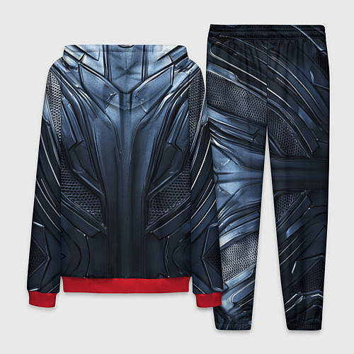 Мужской костюм Металлический карбон / 3D-Красный – фото 2