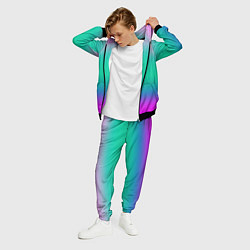 Костюм мужской Градиент цветной, цвет: 3D-черный — фото 2