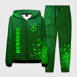 Костюм мужской Berserk - green gradient вертикально, цвет: 3D-черный