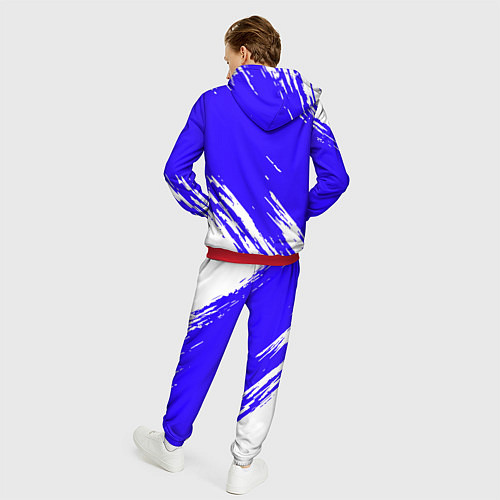 Мужской костюм Half life белые краски / 3D-Красный – фото 4