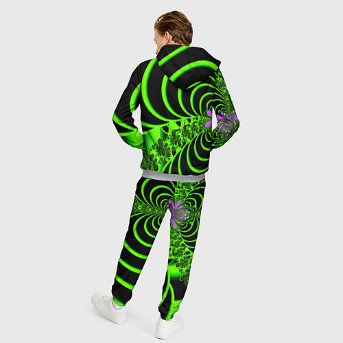 Мужской костюм Оптические иллюзии абстракция / 3D-Меланж – фото 4