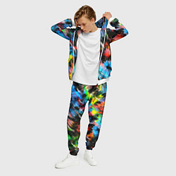 Костюм мужской Цветные краски абстракция, цвет: 3D-белый — фото 2