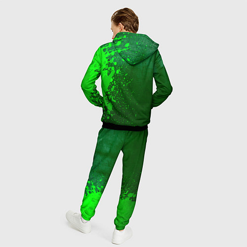 Мужской костюм My Chemical Romance - green gradient по-вертикали / 3D-Черный – фото 4