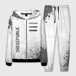 Костюм мужской OneRepublic - white gradient вертикально, цвет: 3D-черный
