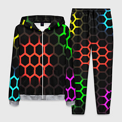 Мужской костюм Hexagon neon