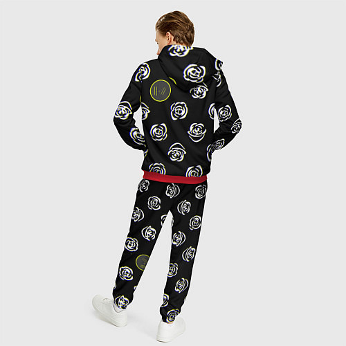 Мужской костюм Twenty one pilots rose / 3D-Красный – фото 4