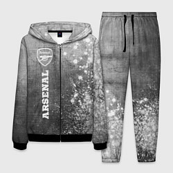 Мужской костюм Arsenal - grey gradient по-вертикали