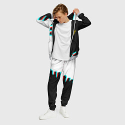 Костюм мужской Герб текстура глитч, цвет: 3D-меланж — фото 2