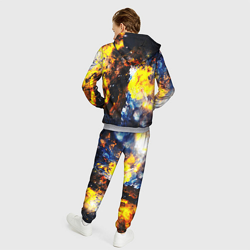 Мужской костюм Космическая абстракция / 3D-Меланж – фото 4