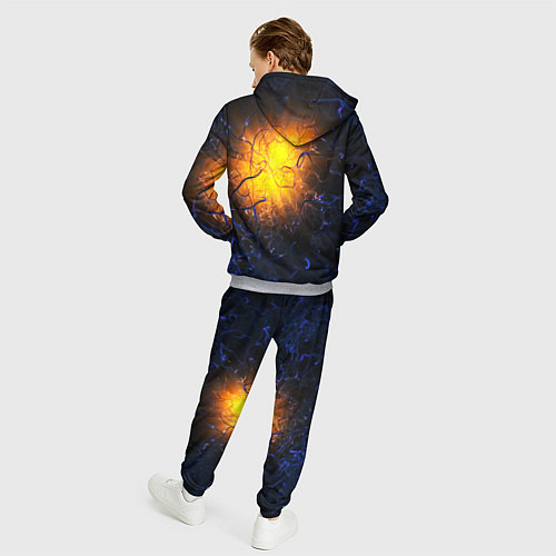 Мужской костюм Абстракция зарождение звезды / 3D-Меланж – фото 4