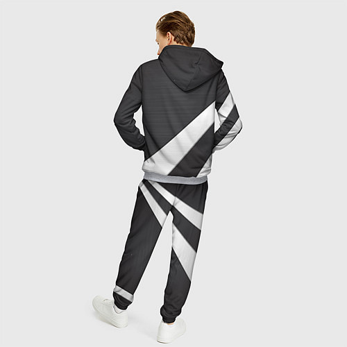Мужской костюм BMW sport line geometry steel / 3D-Меланж – фото 4