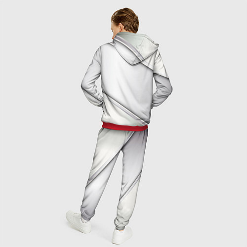 Мужской костюм Mercedes benz metalic collection / 3D-Красный – фото 4